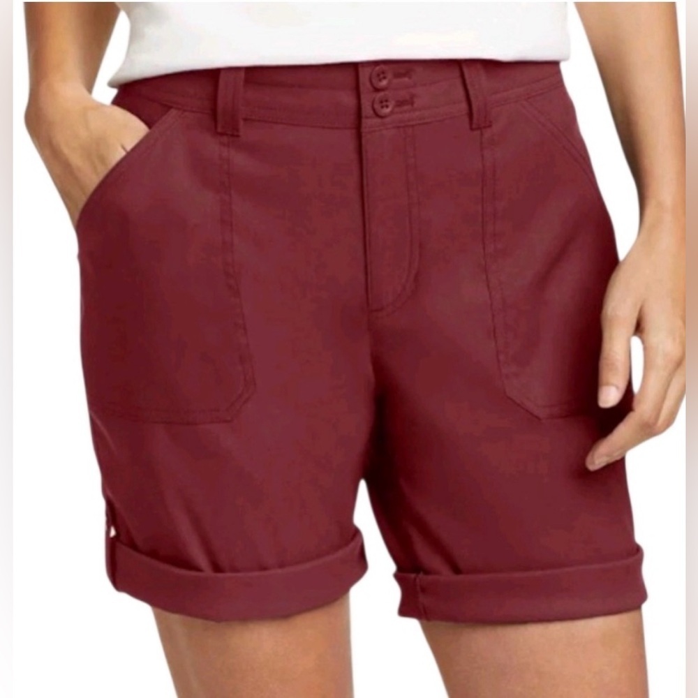 Eddie Bauer Rolled Hem Bermuda Shorts Size 12